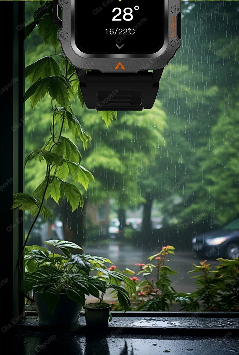 Montre intelligente de Sport en plein air avec éclairage Led hommes femmes montres Fitness Track ECG + PGG montre intelligente