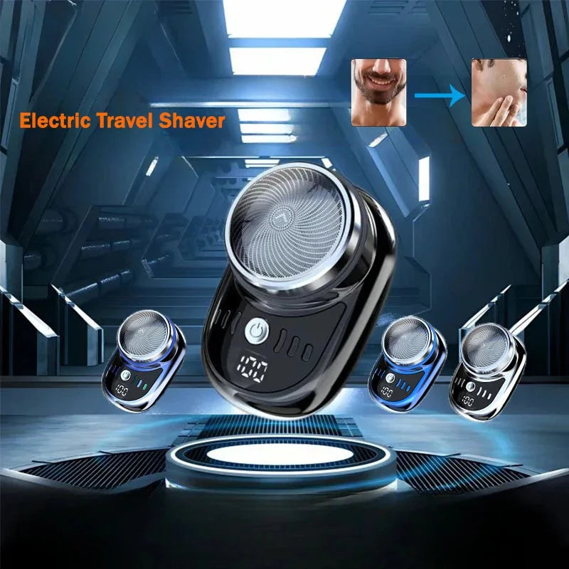 Rasoir électrique pour hommes, Charge USB, Mini rasoir de voyage de poche, confortable, facile à transporter, tondeuse à cheveux pour barbe et corps