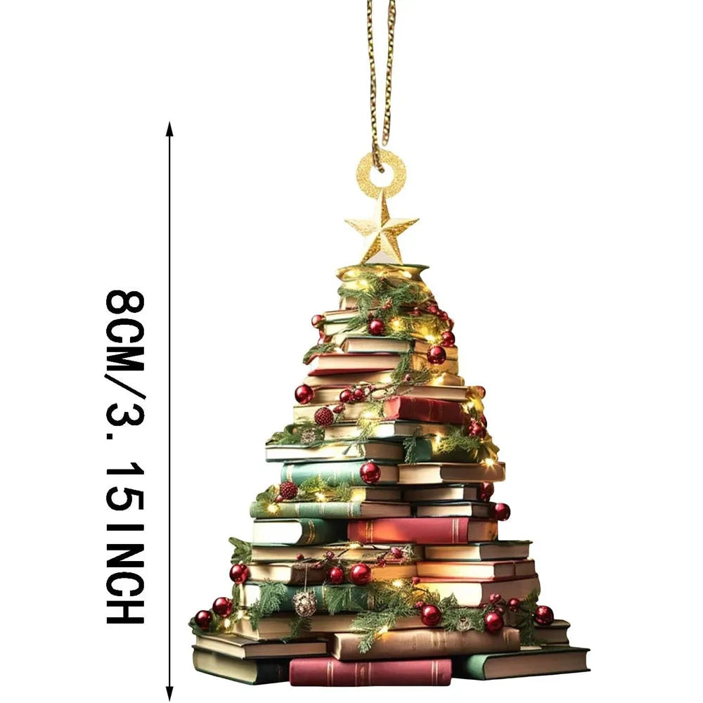 Hanging Christmas tree decorations, home decorations, holiday decorations, acrylic pendant, Christmas decoration, ornament