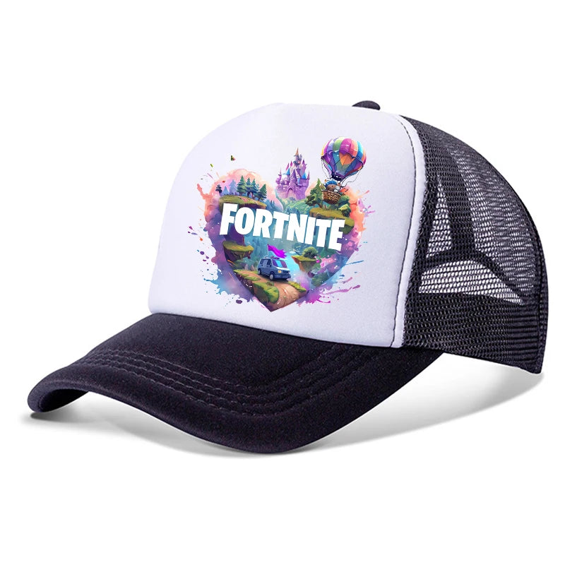 Casquette de Baseball Fortnites pour enfants, chapeau imprimé de jeu de dessin animé pour garçons, chapeau de soleil d'été en plein air, casquette à visière réglable, cadeaux pour enfants, nouvelle collection