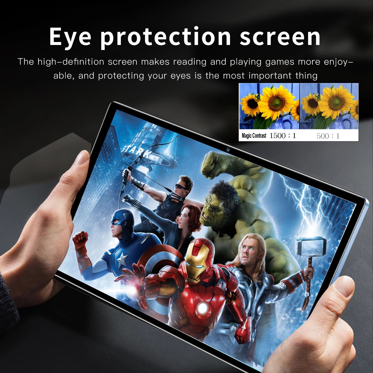 Tablette Android 11.0 de 10.1 Pouces, Octa Core, 4 Go de RAM, 64 Go de ROM, Dean, Double EpiCalls, Wi-Fi, Bluetooth, Version Globale, Mini PC Ultra Mince