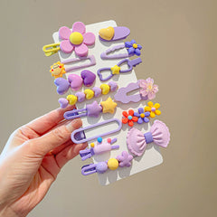 Épingle à cheveux mignonne pour enfants, coiffure pour fille, pince à frange douce, pinces à cheveux pour bébé, ensemble d'accessoires pour cheveux pour enfants