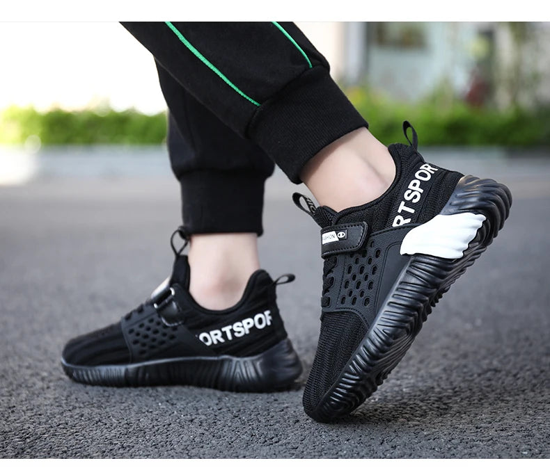 2024 enfants baskets garçons chaussures décontractées pour enfants baskets chaussures maille anti-dérapant mode Tenis Infantil Menino printemps