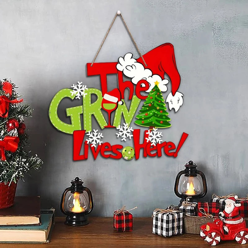 1-piece Christmas tree decorations, party decorations, festive atmosphere decorations, wall decorations and home decor