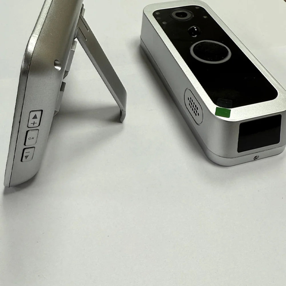 Tuya Smart Life 1080P WiFi vidéo sonnette batterie 100% système d'interphone de porte sans fil PIR caméra extérieure 5 pouces écran de moniteur