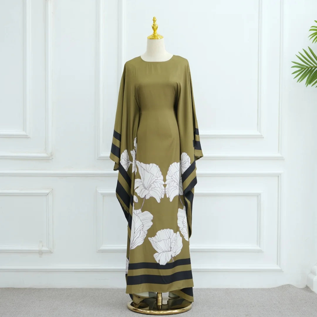 Ramadan Kebaya Muslim Abaya Damen Dubai Luxury Caftan African Dresses for Women Turkey Islam Moroccan Caftan Muslim Women's Dress