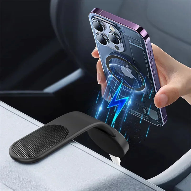 Support de téléphone magnétique pour voiture, Support magnétique pour tableau de bord de voiture, pour Macsafe iPhone 15 14 13 12 Pro Max