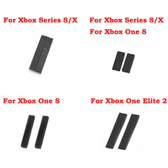 1 paire = 2 coussinets antichoc pour Xbox série X/S coque arrière LT RT tampons en caoutchouc pour Xbox One Slim Elite 2 manette de jeu amortisseurs Pad