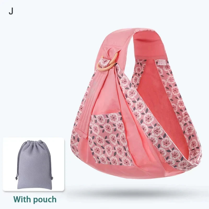 Enveloppement pour bébé, écharpe pour nouveau-né, double usage, couverture d'allaitement pour nourrissons, tissu en maille, porte-allaitement jusqu'à 130 lb (0-36M)