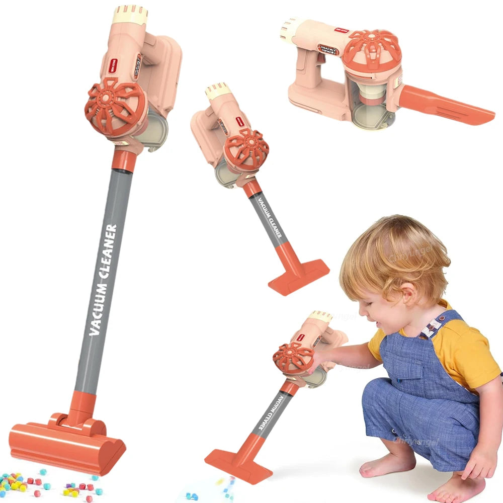 Ensemble d'aspirateur électrique de Simulation pour enfants, jouets de jeu de Simulation pour tout-petits, jeu de rôle, jouet éducatif pour filles et garçons, cadeaux