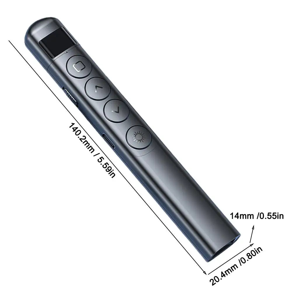 Wireless presentation pen with infrared remote control, USB laser pointer, PPT page turner, PowerPoint slide budget