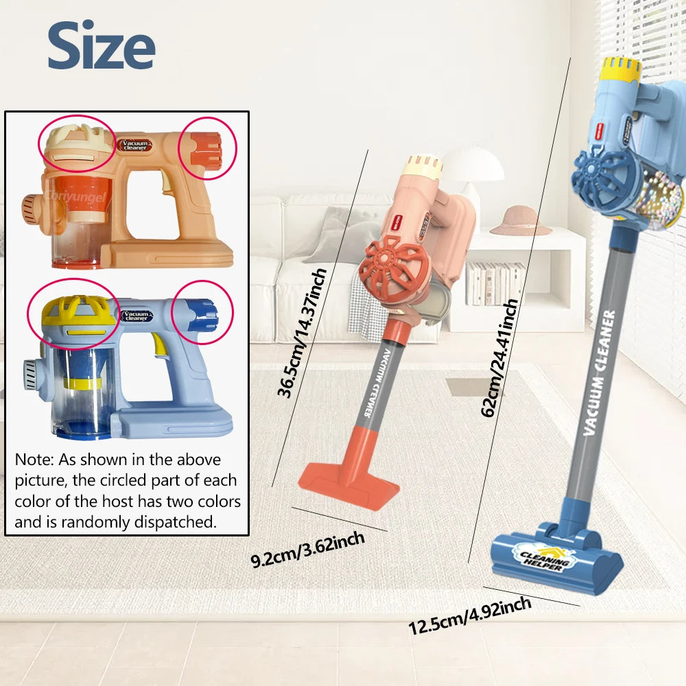 Ensemble d'aspirateur électrique de Simulation pour enfants, jouets de jeu de Simulation pour tout-petits, jeu de rôle, jouet éducatif pour filles et garçons, cadeaux