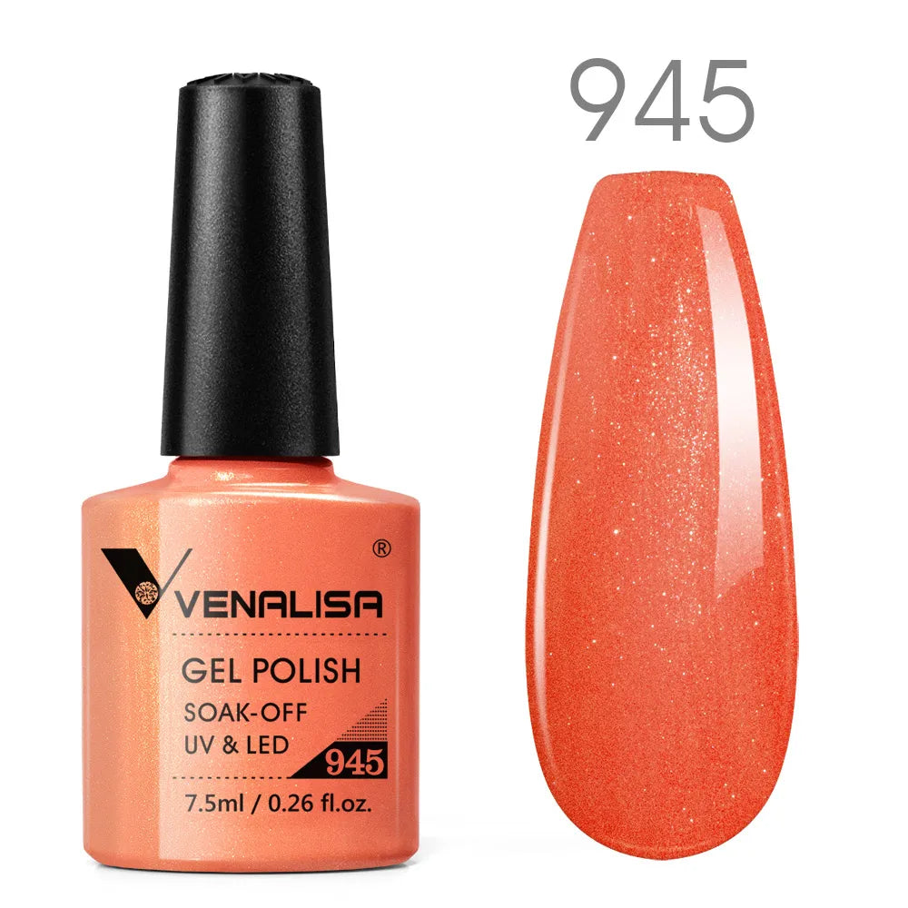 Venalisa vernis à ongles Gel à paillettes réfléchissantes couleur néon couverture complète Pigment Nail Art manucure tremper l'émail vernis Gel UV
