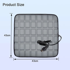 Housse chauffante pour siège de voiture, 5V 12V, 3 vitesses de température, coussinets chauffants électriques 40W, coussin chauffant pour siège de voiture, coussin de siège à chauffage rapide