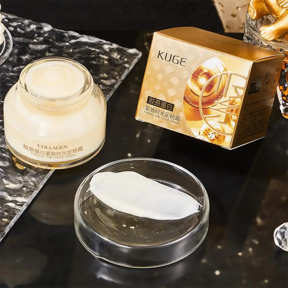 Crème pour le visage au collagène, produit raffermissant, hydratant, éclaircissant, pour déformer, ridules, éclaircir la peau, 50g