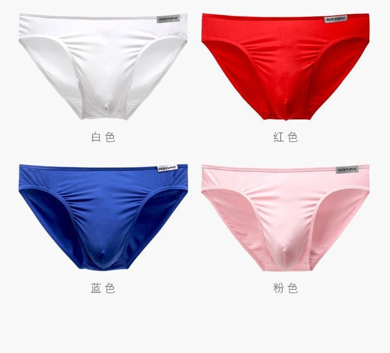 Men's modal underwear, high-quality briefs, soft, breathable, comfortable men's trousers, boxer shorts for young men, sexy U-shaped bulge powder panties