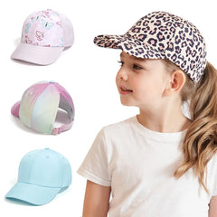 Casquettes de Baseball pour mère et enfant, accessoires d'été pour filles, chapeau de soleil, sport, voyage, pour enfants, réglable 53/56cm