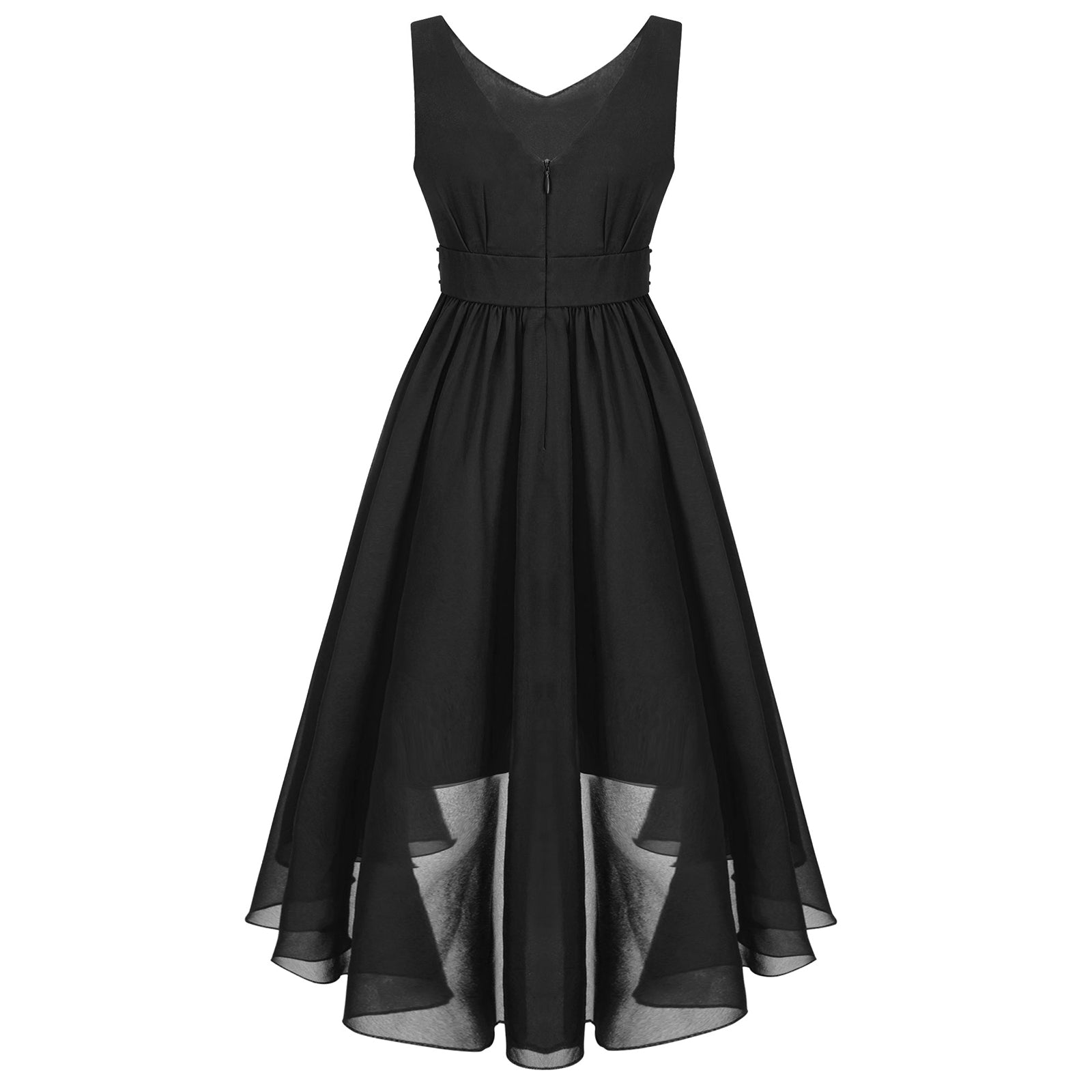 Robe perlée pour filles, élégante, brillante, rose, pour adolescentes, pour cérémonie de première Communion, ourlet Hi-Lo, fleur de demoiselle d'honneur