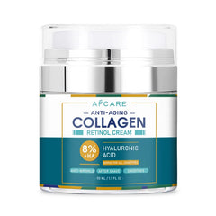 Crème hydratante au collagène au rétinol, 50ML, Anti-âge, pour le visage, dissolvant de rides, acide hyaluronique, éclaircissante, lissante, soins pour la peau