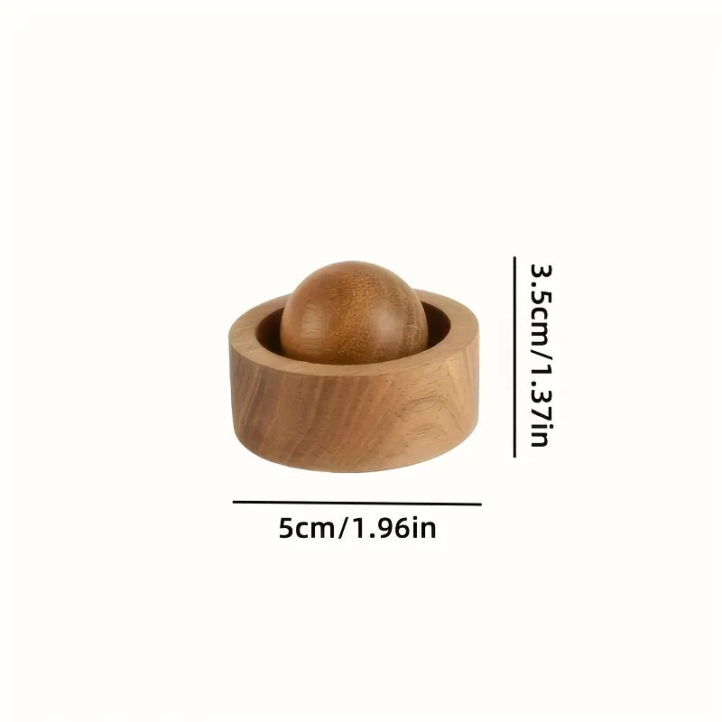 Diffuseur d'huiles essentielles de voiture en bois, ensemble rond d'huiles essentielles d'aromathérapie en bois pour maison, bureau, chambre à coucher, voiture