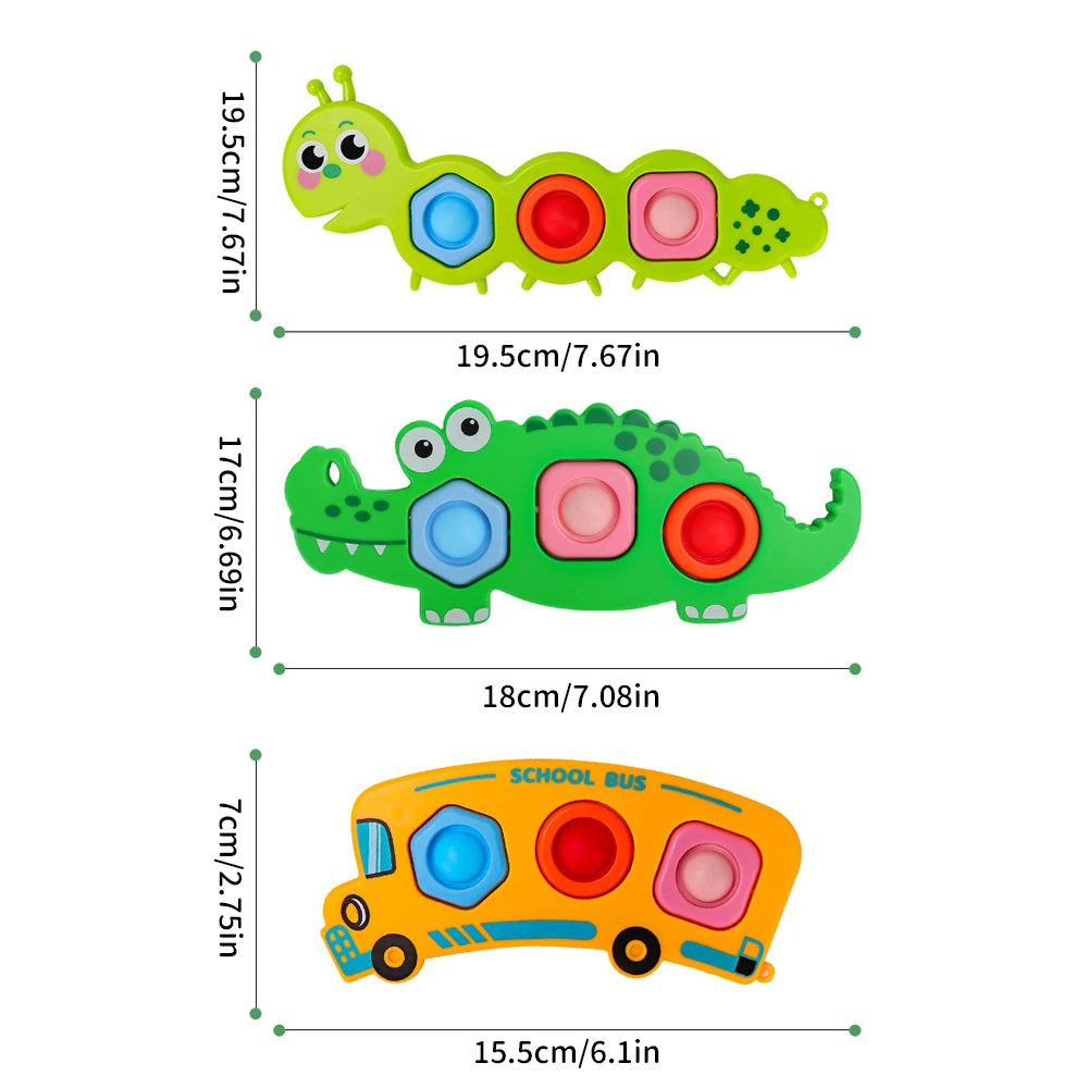 Jouets Fidget à pression des doigts pour enfants, exercice sensoriel des doigts, activité, motricité, soulagement du Stress éducatif, jouet pour enfants, cadeau