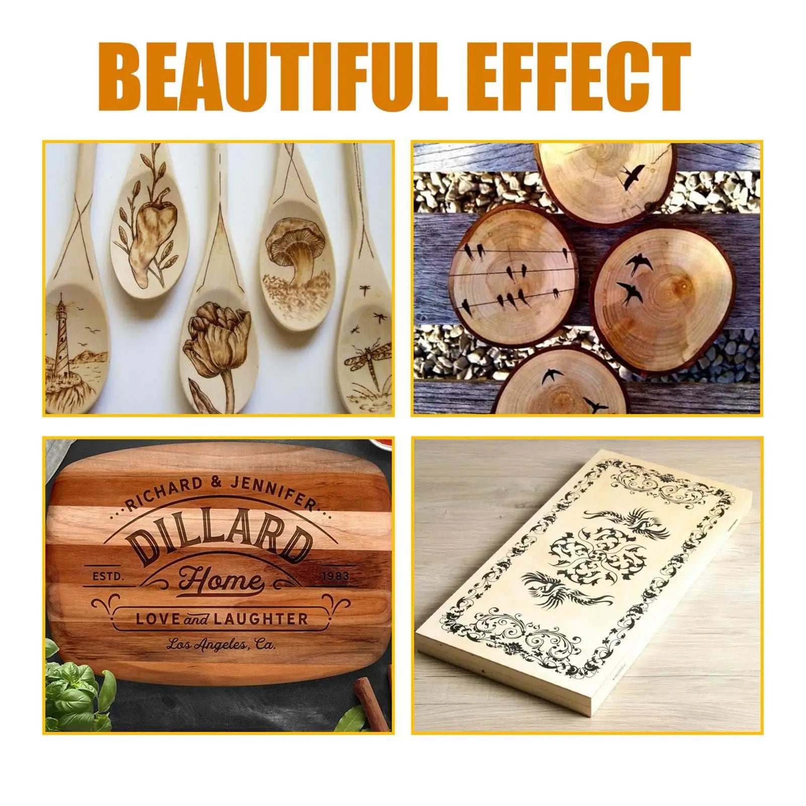 Pâte à brûler en bois, gel brûlant le bois pour l'artisanat, le dessin et les arts du bricolage, créez un bel art en apprentissage, personnalisez votre artisanat