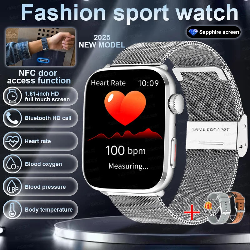Montre intelligente montre Version mondiale hommes femmes HD AMOLED affichage fréquence cardiaque Bluetooth appel GPS piste étanche sport montres intelligentes