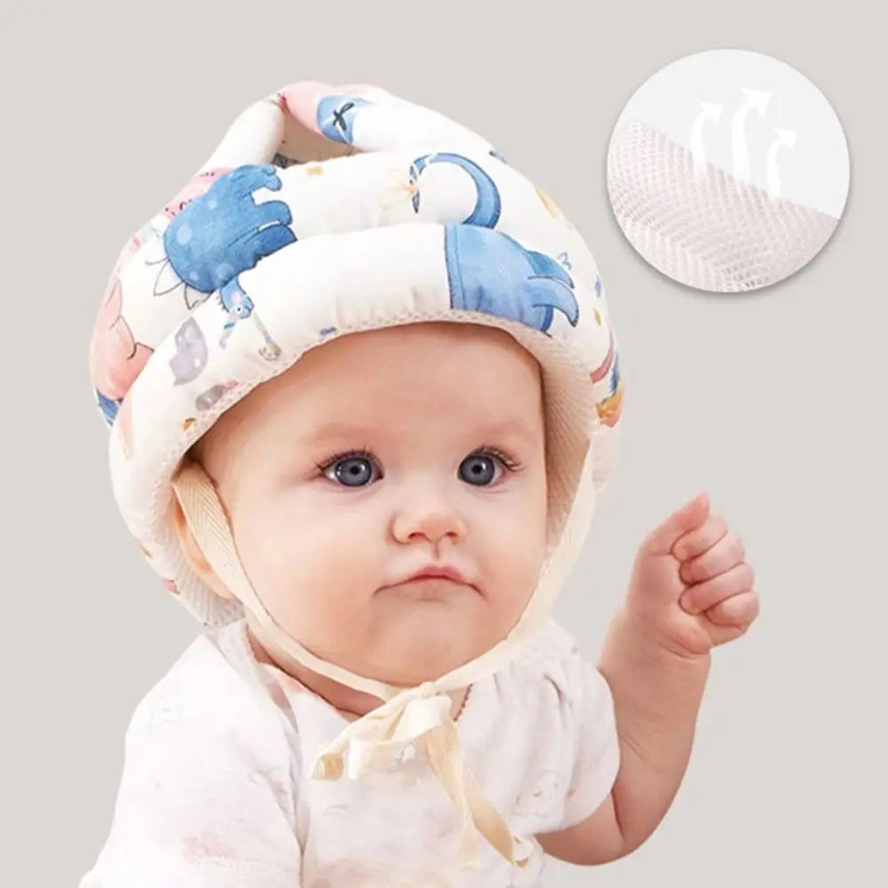 Casque de sécurité pour bébé, chapeau de Protection de tête, coussin Anti-chute pour tout-petits, apprendre à marcher, casquette Crash, couvre-chef de Protection réglable