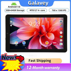 2025 offres spéciales 11.6 pouces tablette 2GB RAM 64GB ROM Android 7.0 MT8127 Quad Core CPU 768x1368 IPS 5000mAh batterie Port HDMI