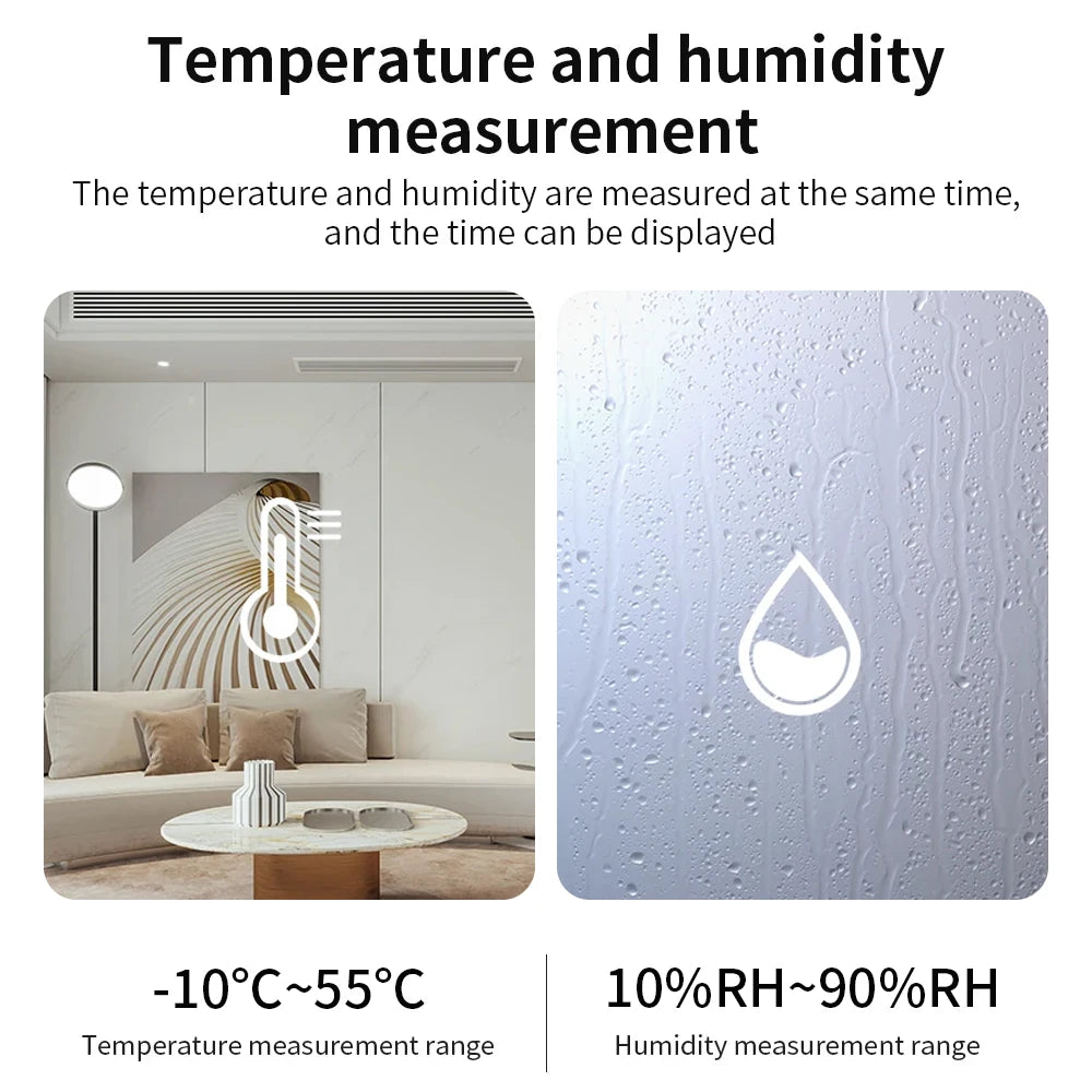 Compteur intelligent de température et d'humidité WiFi Graffiti compteur de température et d'humidité application Mobile sans fil contrôle à distance de la température