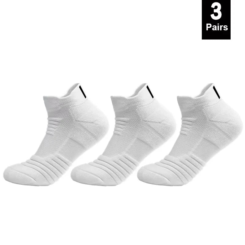 1/3 pairs of men's non-slip football socks, cotton socks, short and long tube, breathable and deodorizing sports socks, sizes 39-45