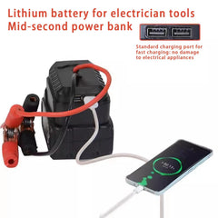 Démarreur de saut de batterie de voiture, Boosters d'urgence, démarreur de saut de voiture, batterie externe, démarreur de saut, boîte de cavalier au Lithium
