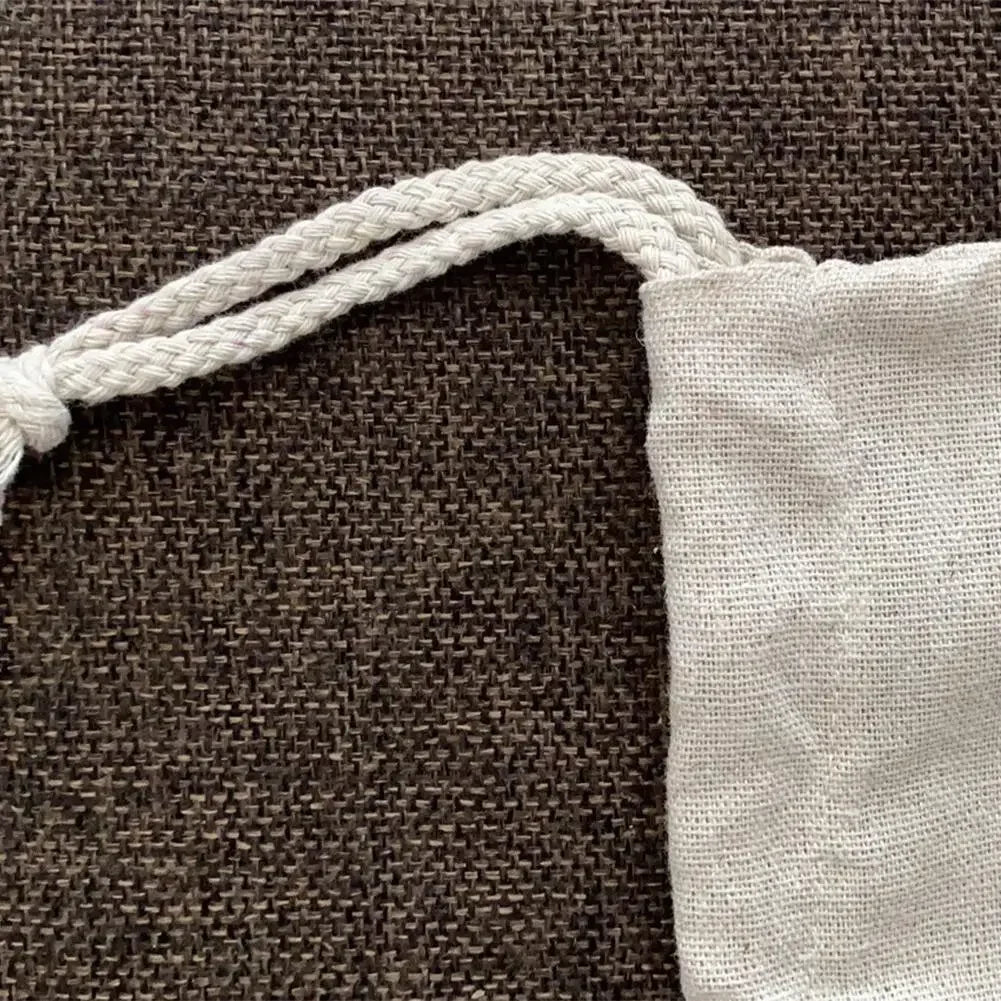 Sacs à pain en lin réutilisables avec cordon de serrage, grand rangement lavable, accessoires alimentaires, sac de rangement du pain, organisateur de cuisine non blanchi à la maison