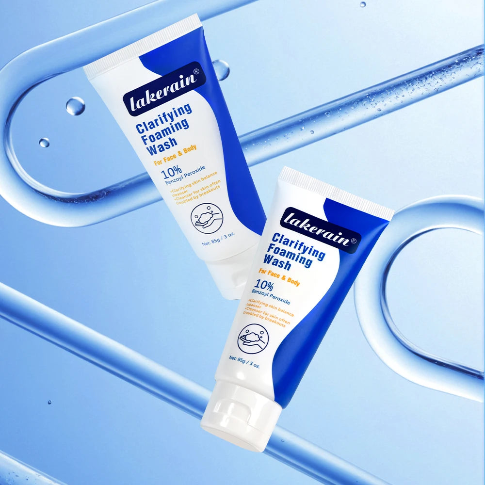 Lavage moussant contre l'acné, nettoyage en profondeur, débouche les Pores, prévient les défauts pour les hydratants du visage et du corps, réduit les rougeurs, soins pour la peau