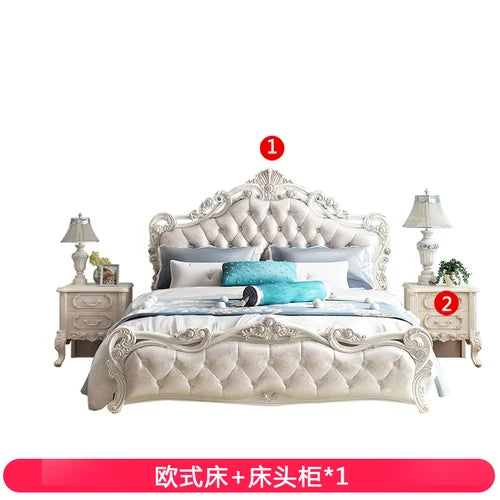 Ensemble de chambre à coucher design moderne princesse pour filles, literie double haut de gamme, luxe, meubles nordiques existants