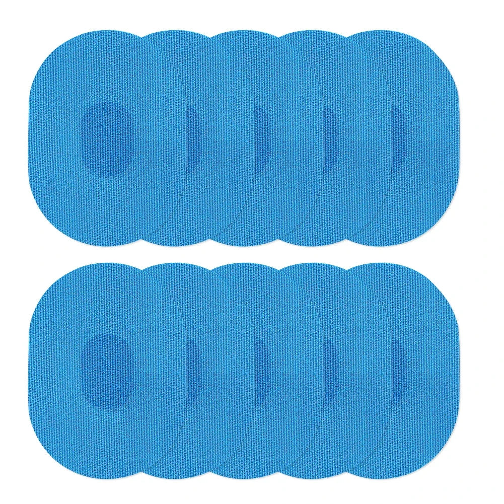 Patch Adhésif Anti-Transpiration pour Capteur Invisible, Autocollant artificiel astique, Portable, pour Moniteur de Glycémie, 10 Pièces