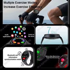 Smartwatch femmes montre 6 surveillance de la santé montre étanche Assistant vocal Bluetooth appel montre intelligente 2025 nouveau