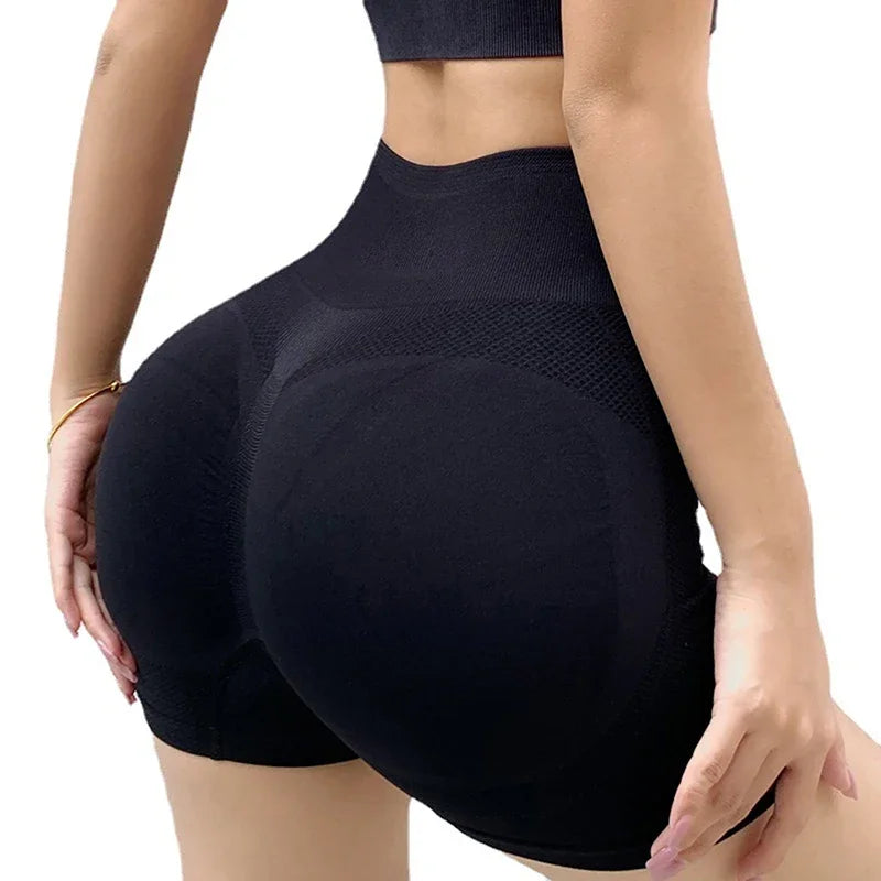 Shorts d'exercice pour femmes, nouvelle vélo, Jogging, Fitness, taille haute, Push-Up, pantalons serrés, vêtements de Yoga pour femmes