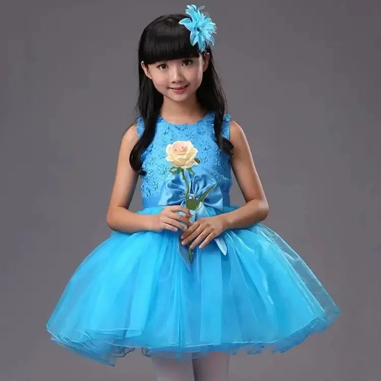 Robe de demoiselle d'honneur pour mariage, tenues d'anniversaire pour bébés filles de 2 à 8 ans, robes de première Communion pour enfants, vêtements de fête pour enfants
