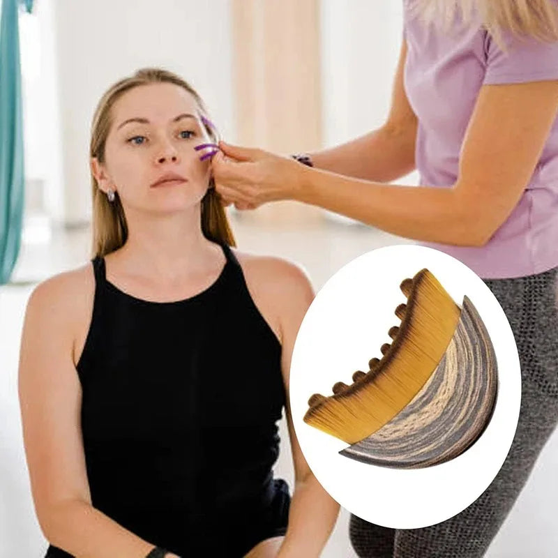 Brosse pour le visage Contour lymphatique |   Masseur de brossage à sec et de drainage lymphatique |   Pour la sculpture du visage, du menton et du mâchoire |   Raffermissement de la peau & P