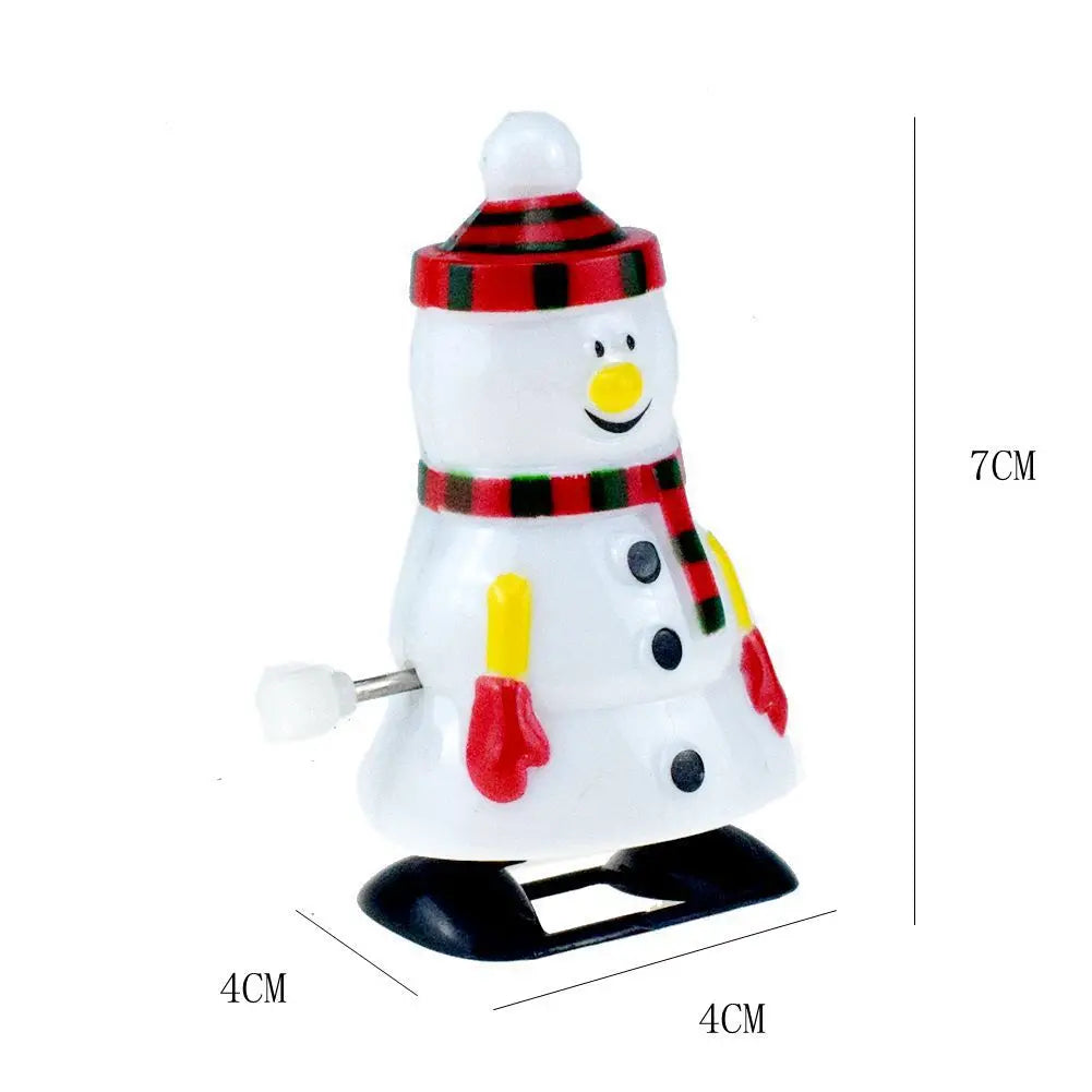 Jouets d'ornement de Noël pour enfants, père Noël sautant, wapiti, bonhomme de neige, fournitures de fête de la maternelle, cadeaux du Nouvel An