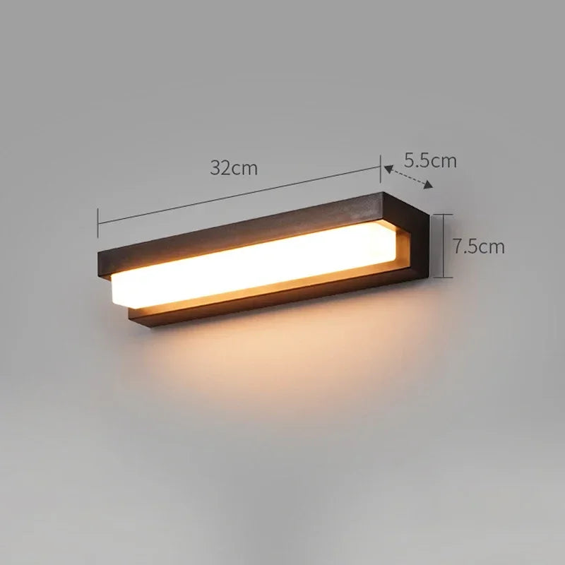LED extérieur appliques solaires étanche lumière solaire balcon Villa porte cour muré éclairage clôture décor lampe solaire
