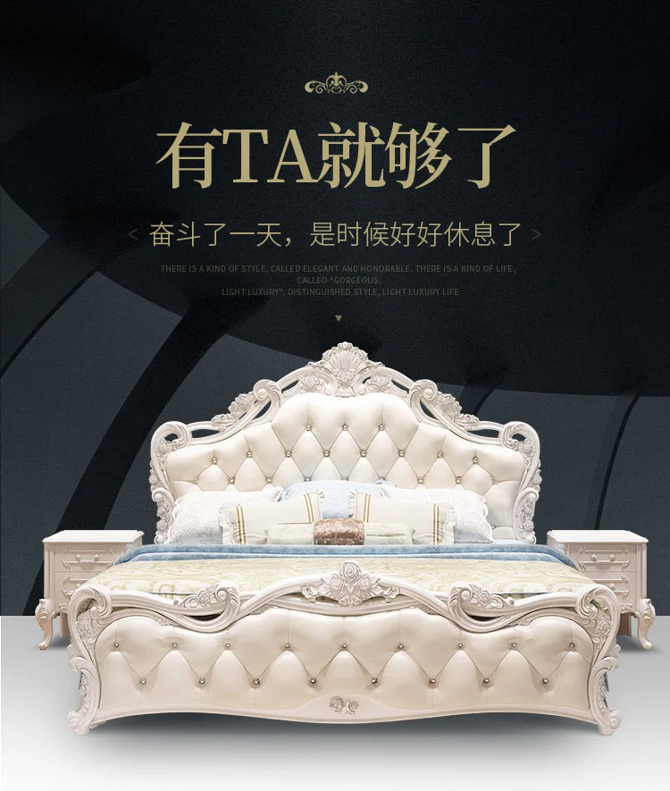 Ensemble de chambre à coucher design moderne princesse pour filles, literie double haut de gamme, luxe, meubles nordiques existants