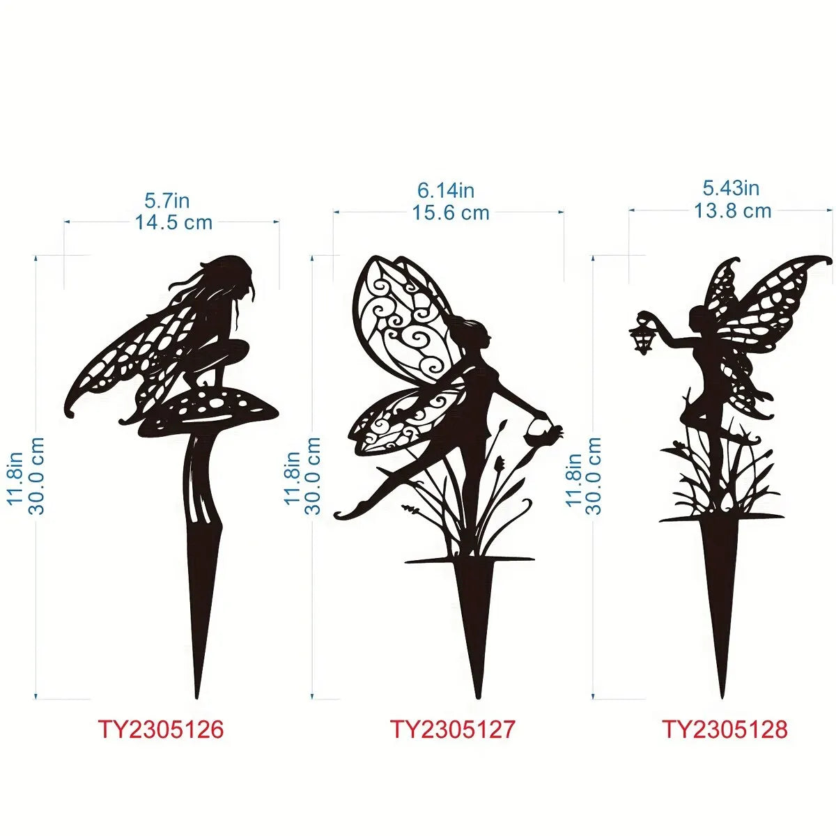 Metal fairy garden outdoor decoration for your patio and lawn