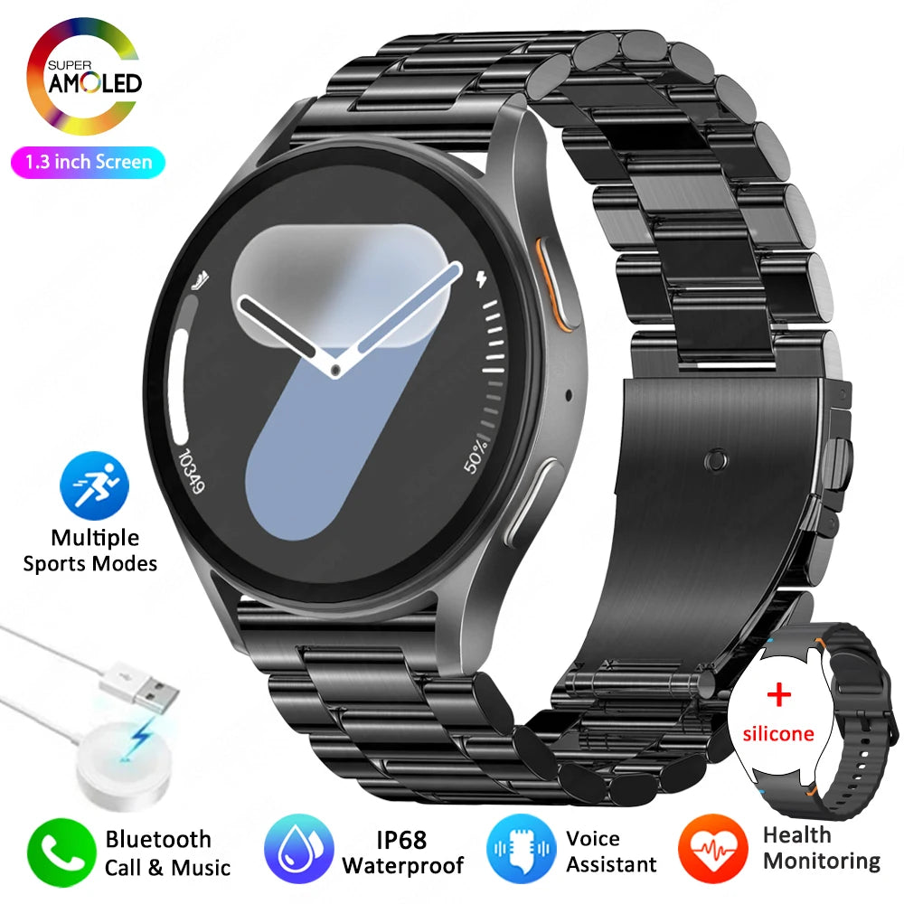 2025 nouvelle montre intelligente 7 Mini femmes GPS mouvement piste NFC AMOLED affichage boussole jeux de fréquence cardiaque Bluetooth appel montre étanche