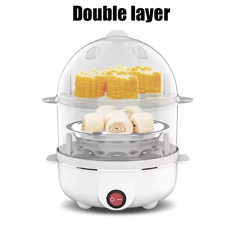 Cuiseur électrique pour œufs, Mini Machine rapide pour faire bouillir les œufs, pour omelettes pochées et brouillées, appareil de cuisine à arrêt automatique