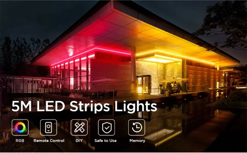 5M USB Led Bande Lumières RGB 2835 60 LED Bluetooth APP Contrôle Luces Led Flexible Diode Décoration Pour Salon Lampe Ruban