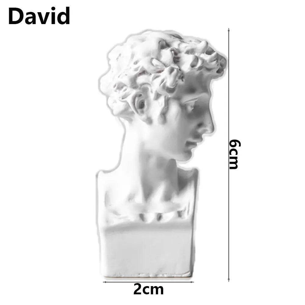 Office ornament inventory for interior decoration, plaster portraits, Myenson Greek figurine, famous sculpture, plaster bust statue