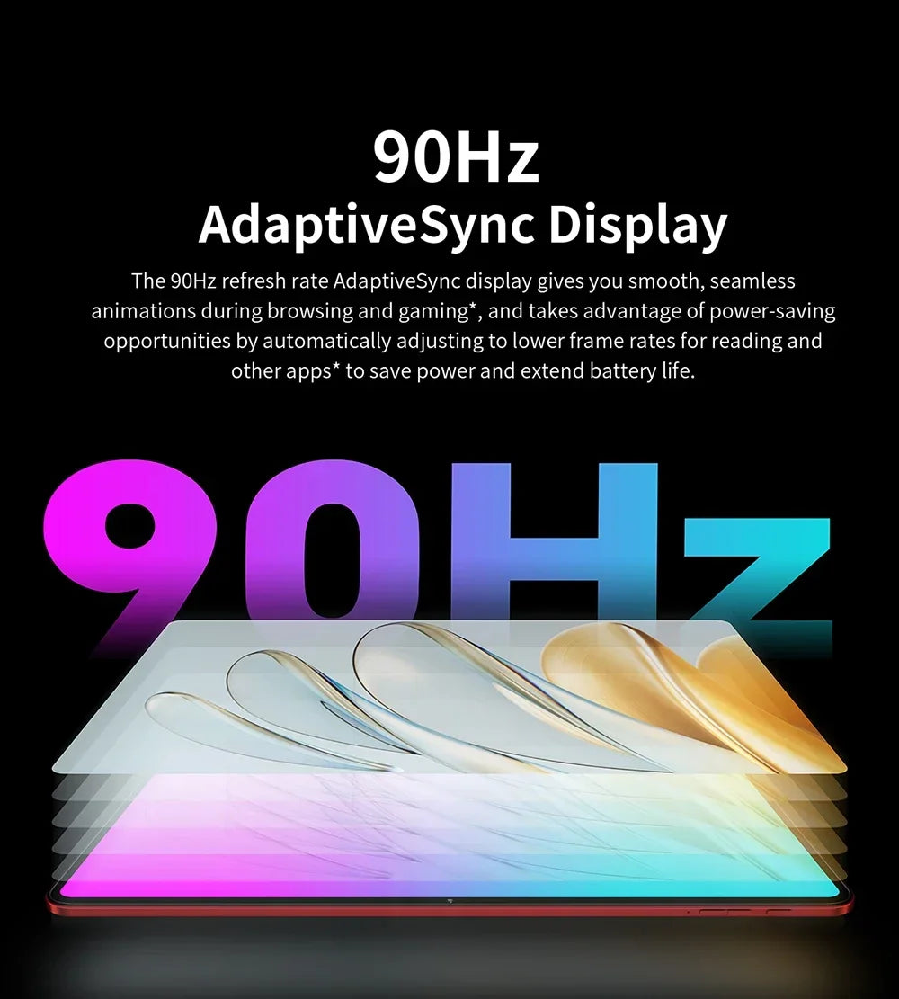 Teclast T60 AI tablette Allwinner A733 octa-core 12 pouces 2K HD TDDI écran 6GB RAM 128GB ROM Android 15 WiFi6 8000mAh 13MP + 5MP