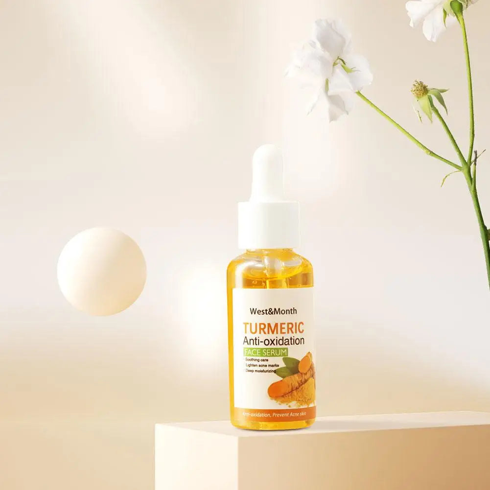 Sérum blanchissant pour le visage au curcuma, anti-d'effets, ration des taches foncées, éclaircissant pour le visage, huile de curcuma Regina